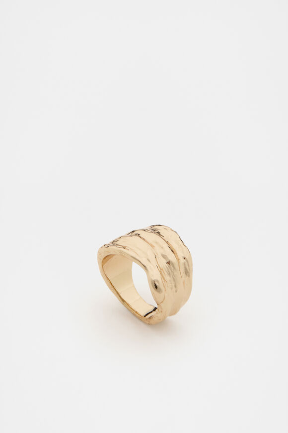 Crumpled Ring  Gold  hi-res
