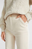 Waisted Wide Leg Jean  Vanilla Cream  hi-res