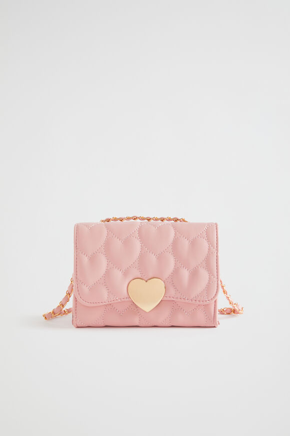 Heart Quilted Sling  Dusty Rose  hi-res