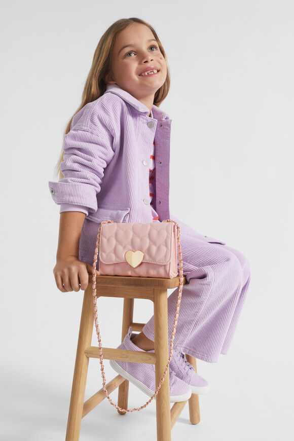 Heart Quilted Sling  Dusty Rose  hi-res