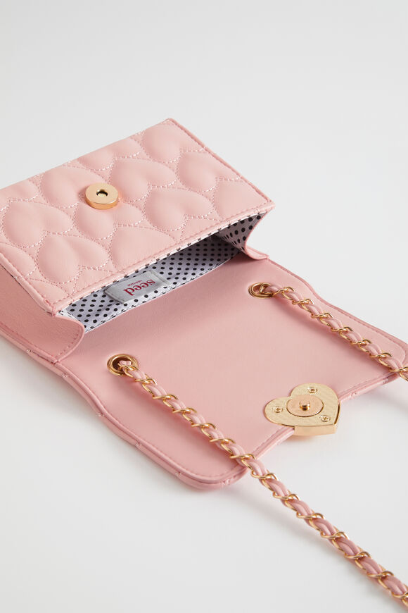 Heart Quilted Sling  Dusty Rose  hi-res