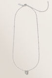 Silver Initial Charm  U  hi-res
