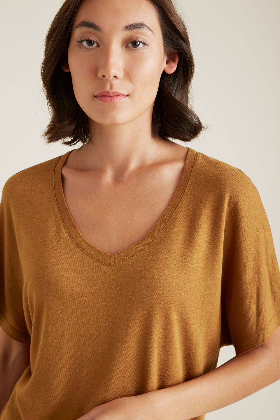 V Neck Classic Tee  