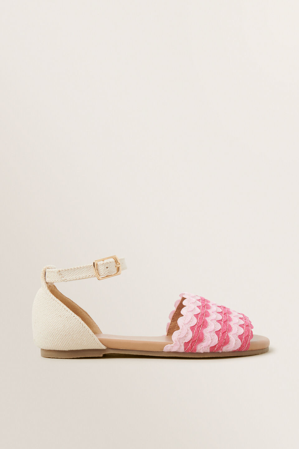 Rainbow Embroidered Sandal  