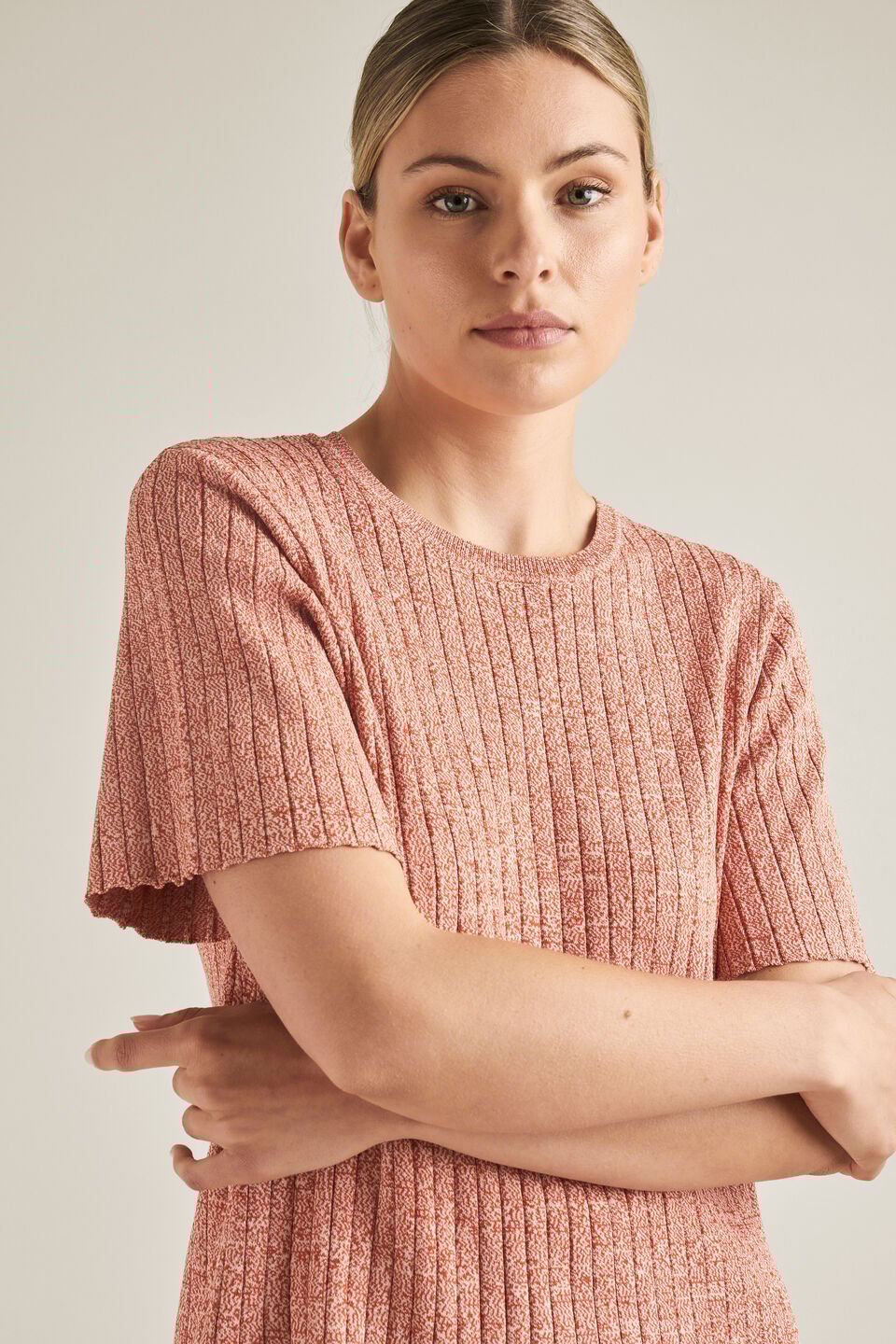 Space Dye Shell Knit  