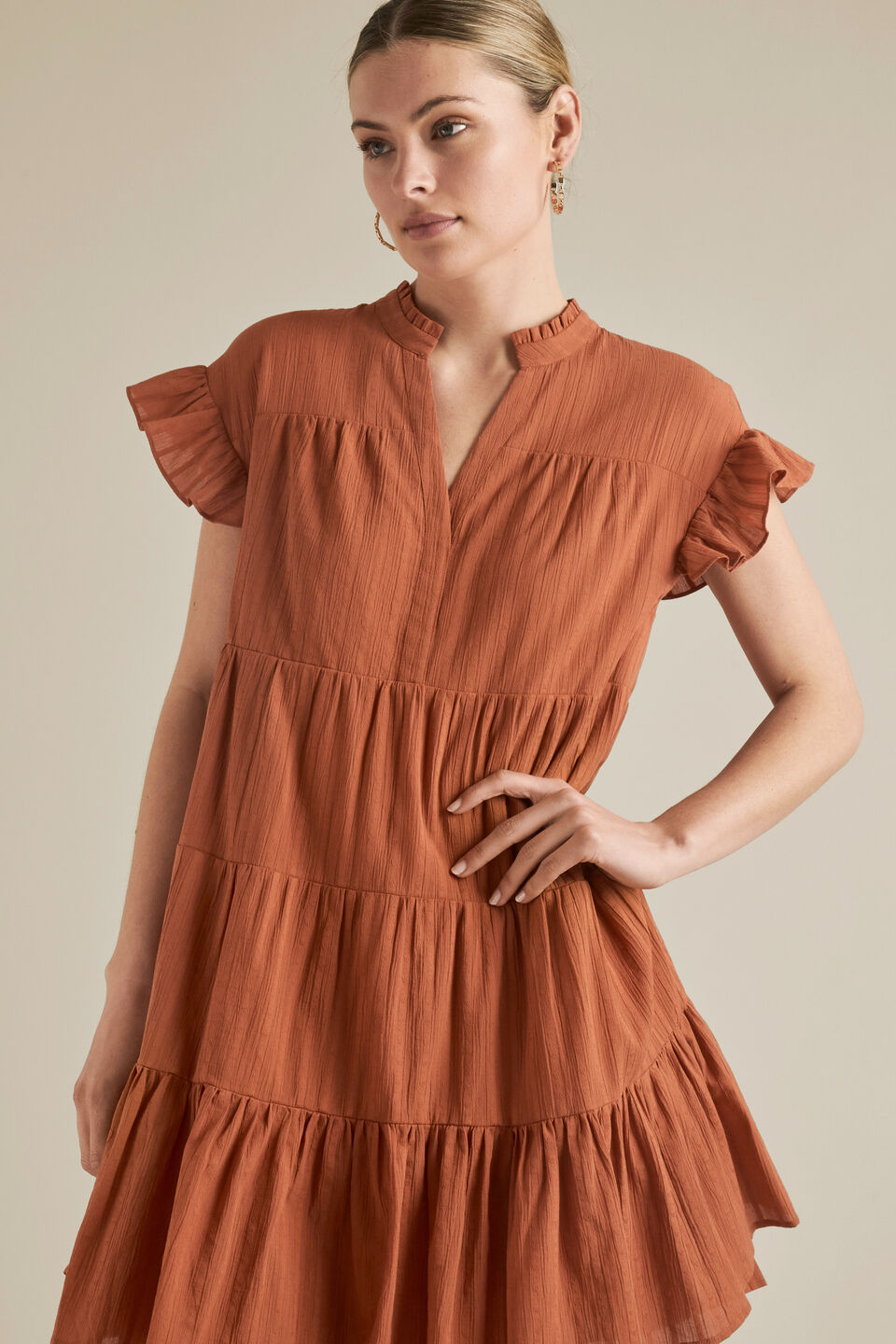 Tiered A-Line Dress  