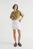 Voile Tuck Hem Shirt  Deep Bronze  hi-res