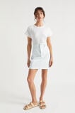 Denim Fitted Skirt  Arctic Wash  hi-res