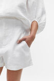 Core Linen Waisted Short  Whisper White  hi-res