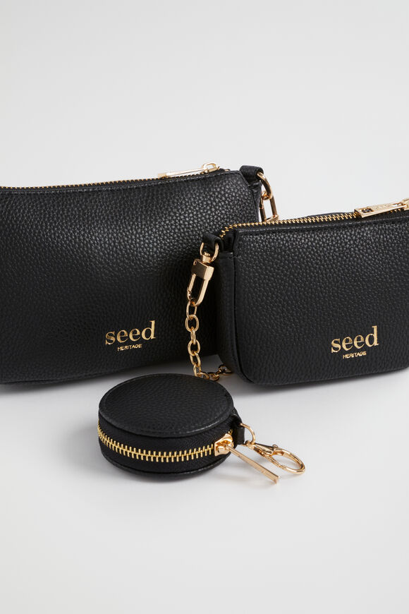 Hybrid Cross Body Bag  Black  hi-res