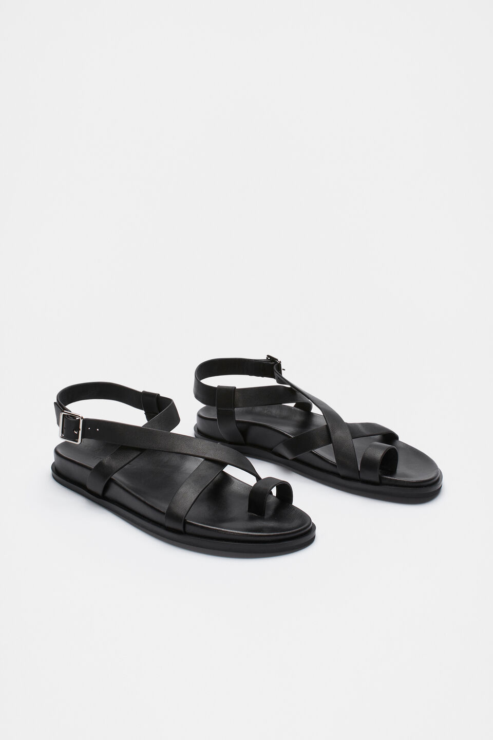 Tori Footbed Sandal  Black