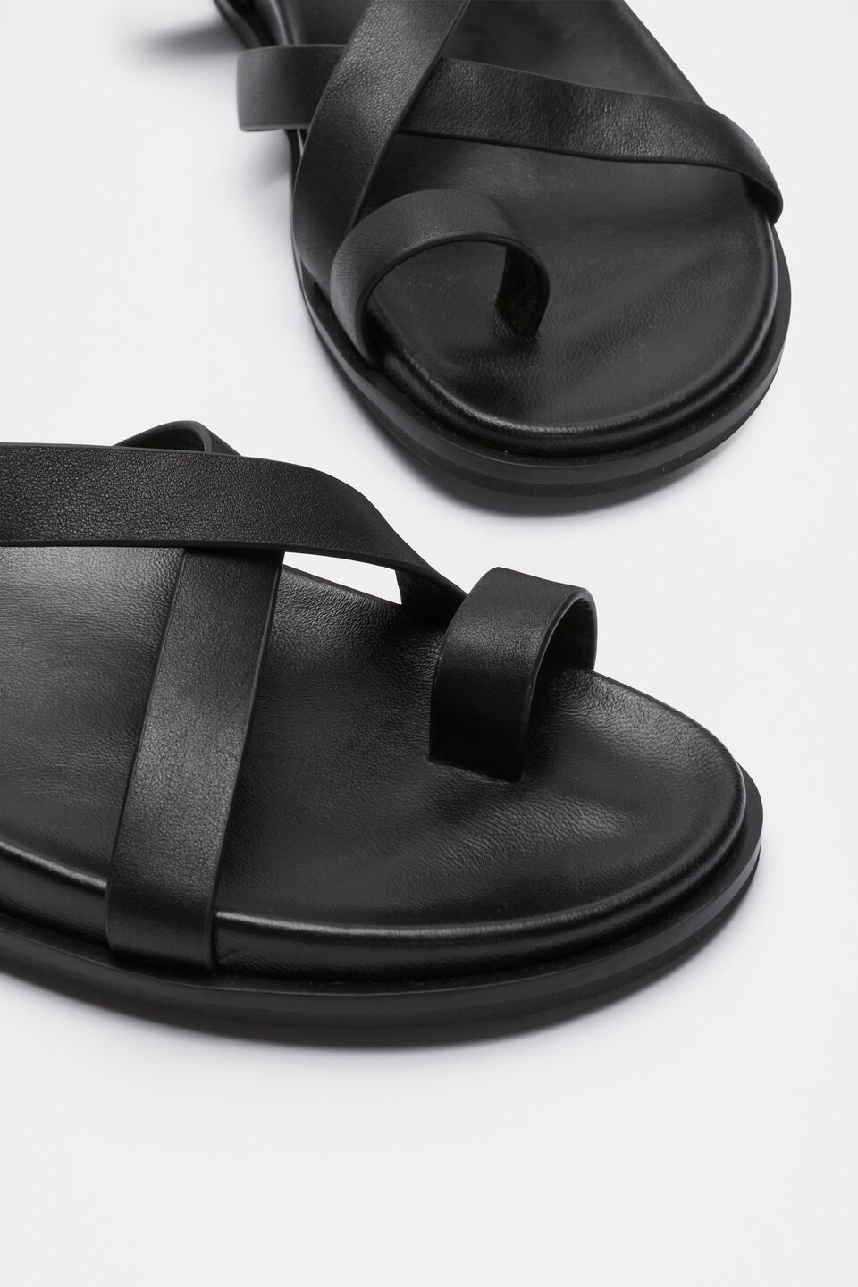 Tori Footbed Sandal  Black