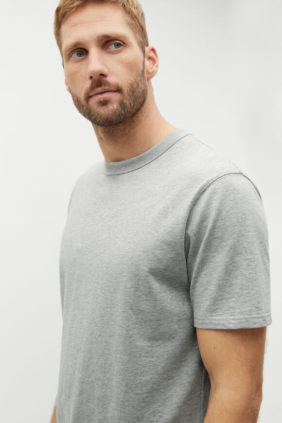 Crew Tee  Silver Marle  hi-res