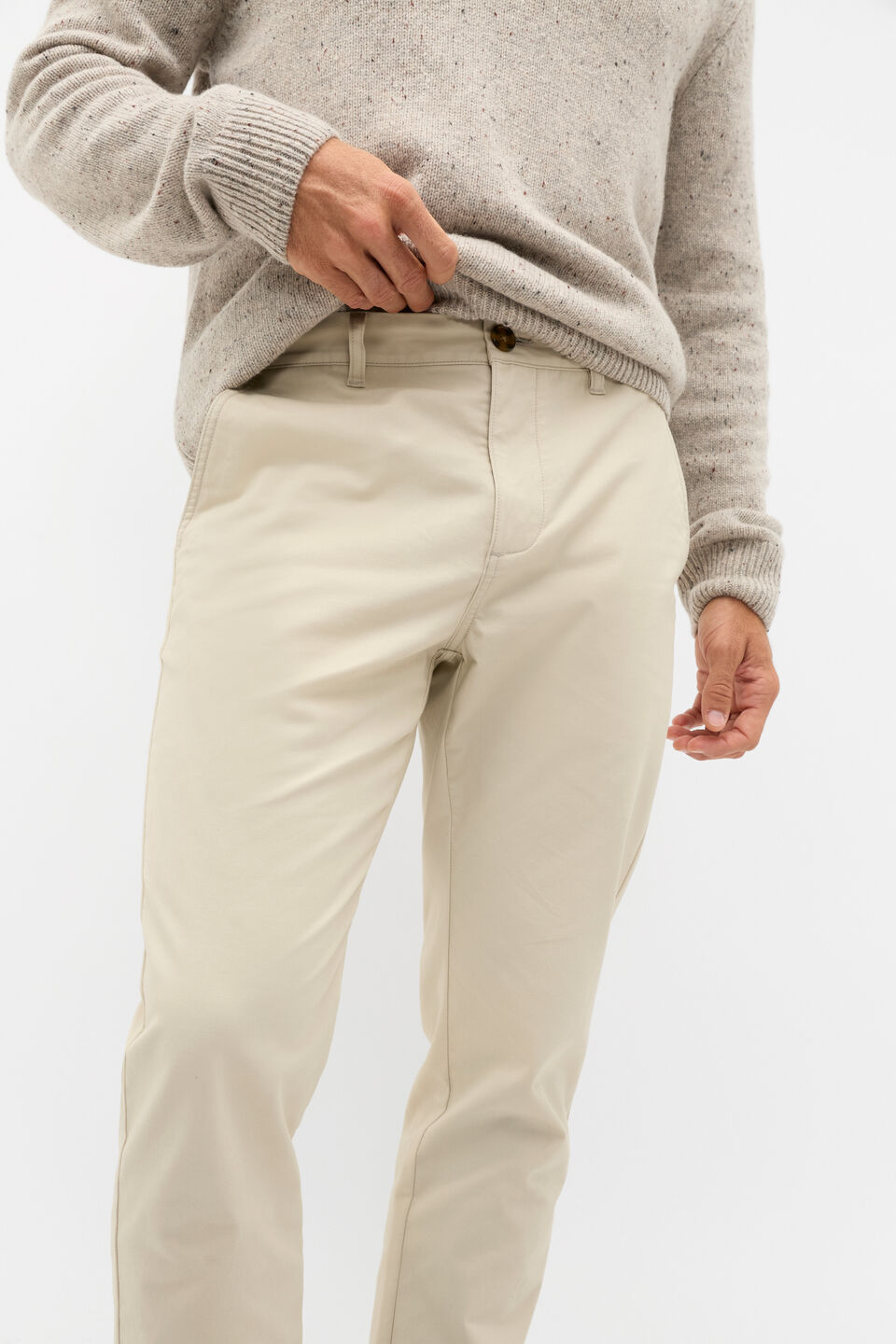 Tapered Chino  Cool Stone