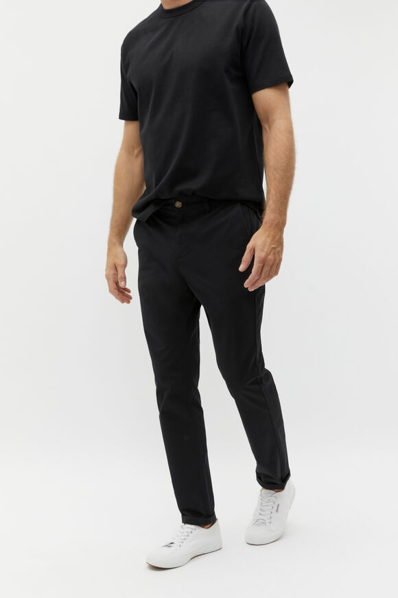 Tapered Chino  True Black  hi-res