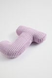 Orchid Cord Initial Cushion  J  hi-res