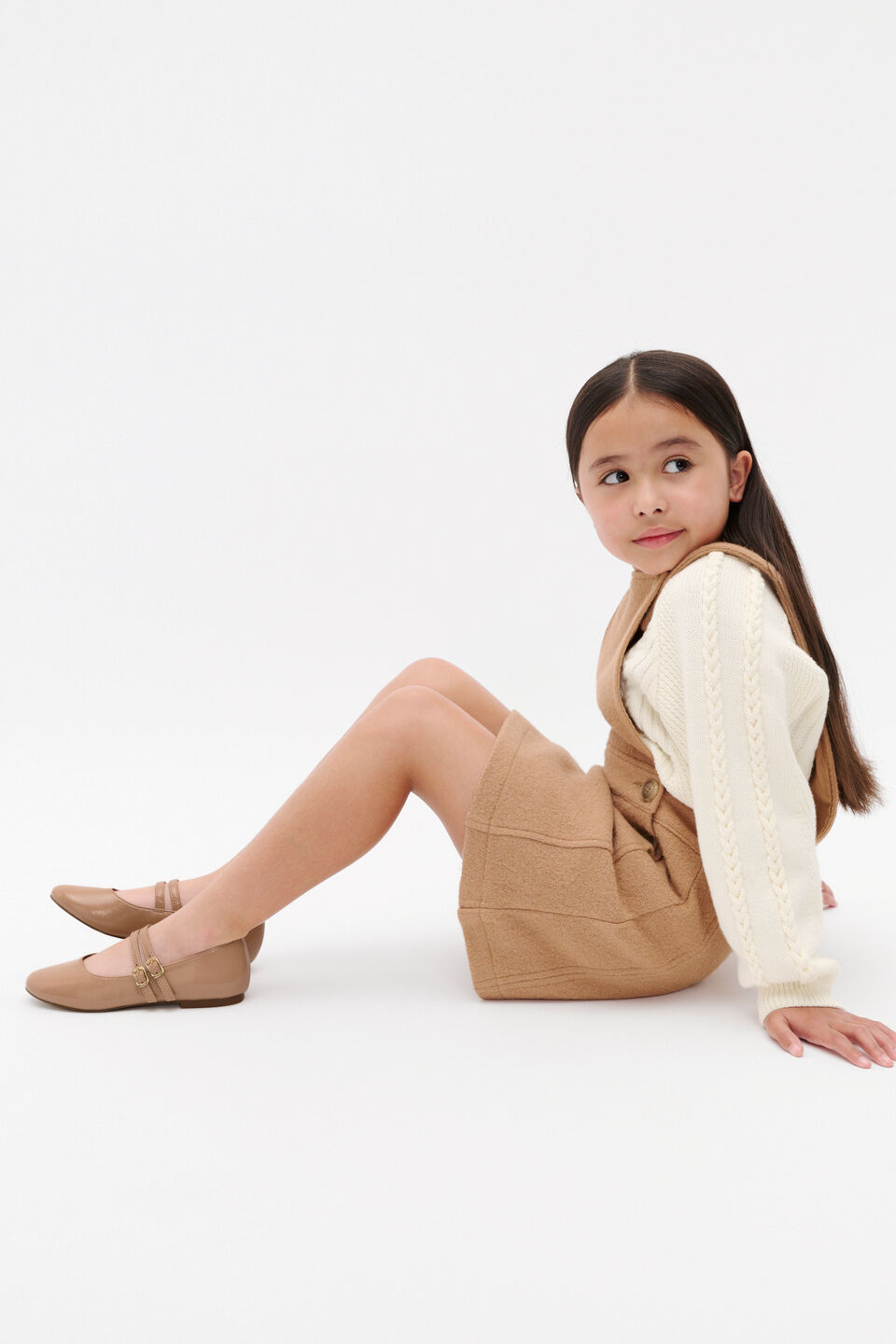 Twin Strap Ballet  Caramel