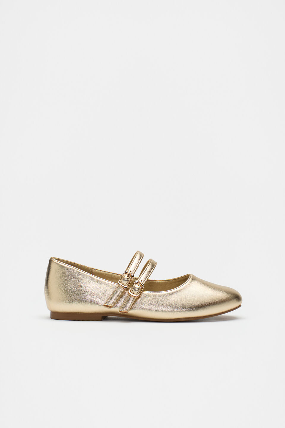 Twin Strap Ballet  Soft Gold