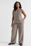 Linen Retro Tunic Top  Multi Retro  hi-res