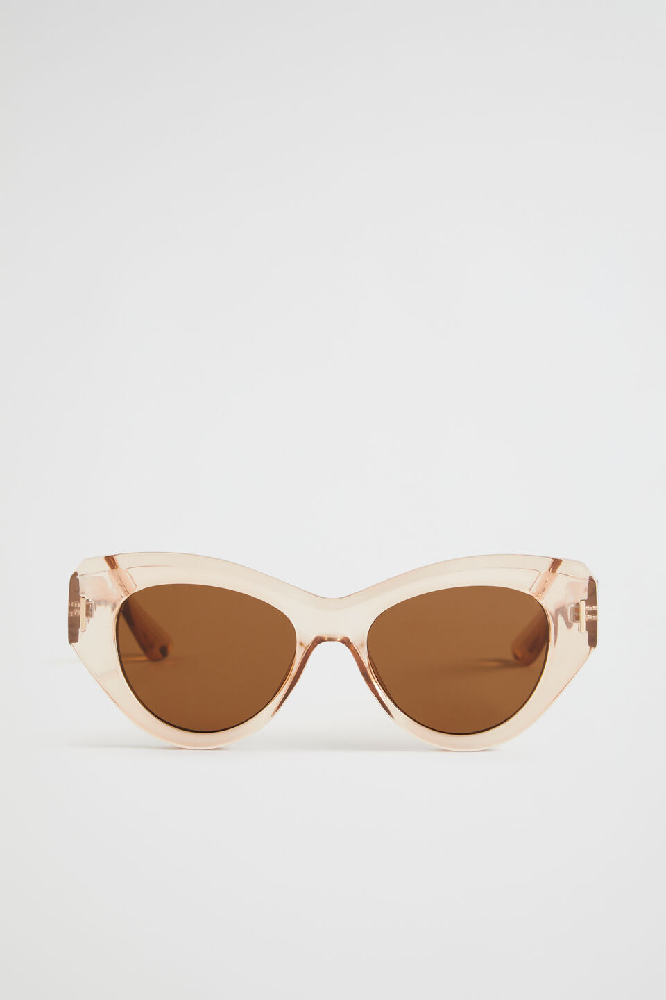 Polly Cat Eye Sunglasses  Champagne Beige