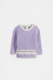 Rib Knit Jumper  Bright Lavender  hi-res