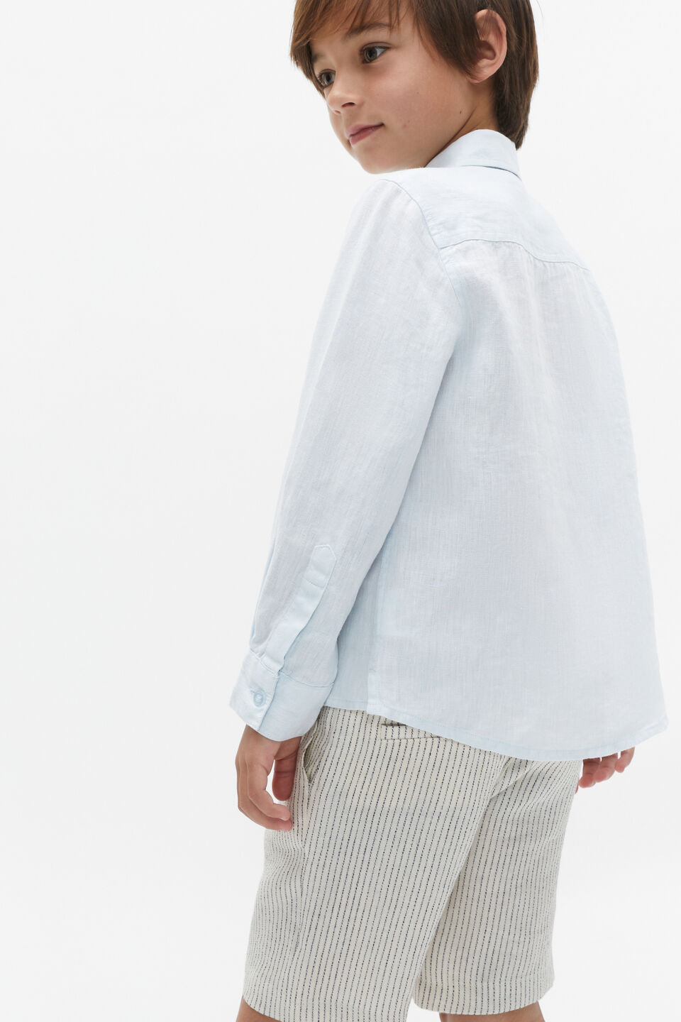 Linen Shirt  Ice Blue