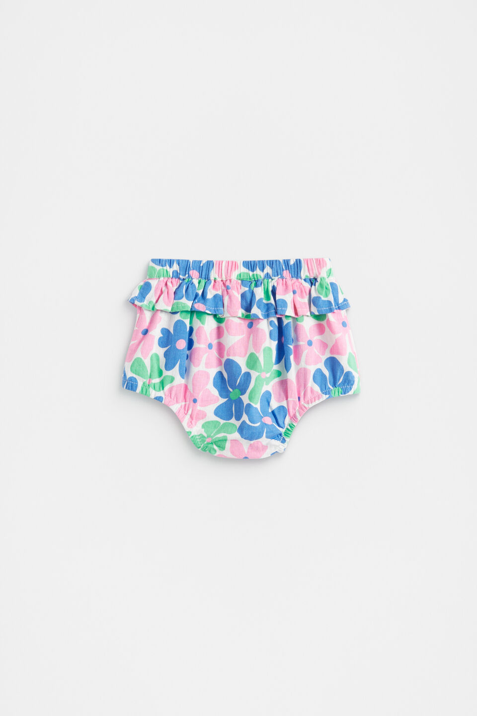 Retro Floral Bloomer  Pine Lime