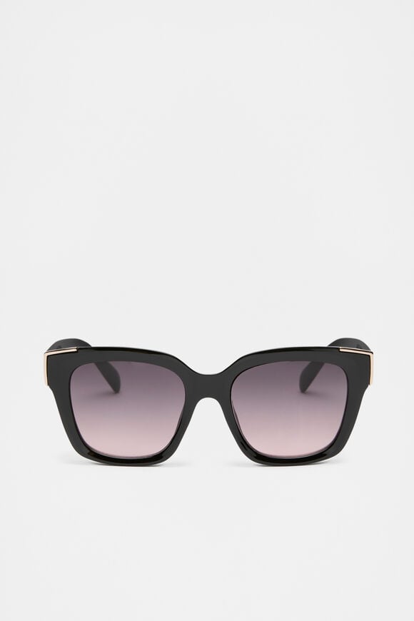 Meredith D Frame Sunglasses  Black  hi-res