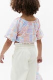 Abstract Print Top  Milk  hi-res