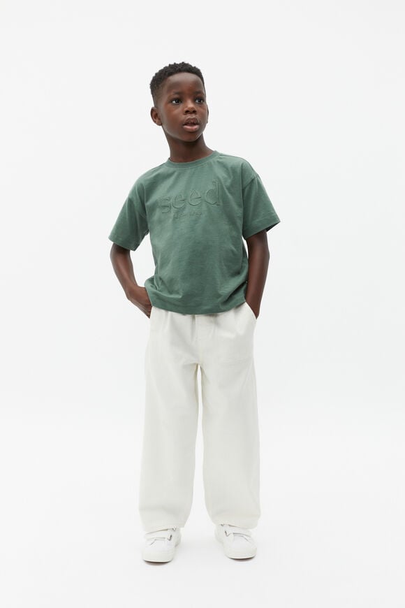 Core Oversized Logo Tee  Khaki  hi-res