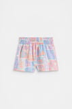 Abstract Print Short  Milk  hi-res