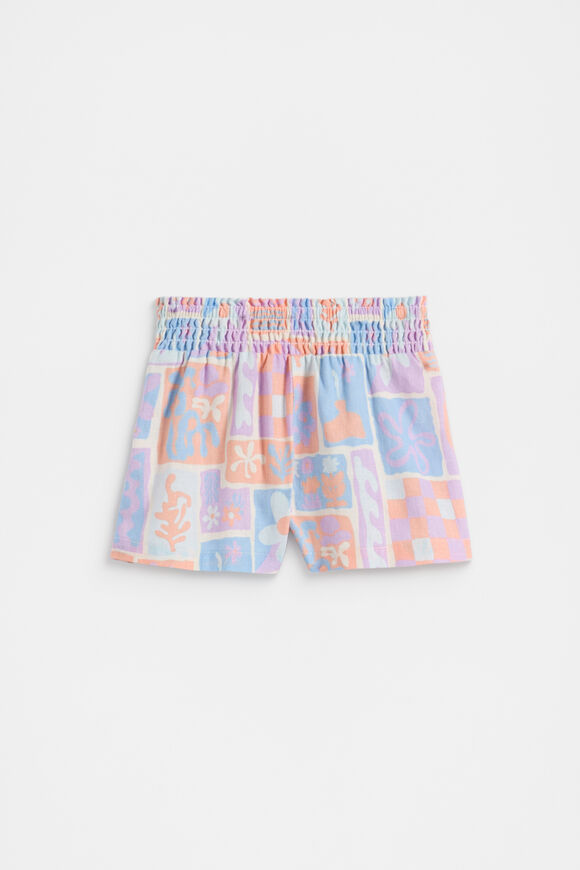 Abstract Print Short  Milk  hi-res