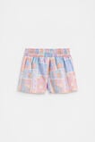 Abstract Print Short  Milk  hi-res
