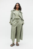 Tapered Leg Tie Pant  Pale Olive  hi-res