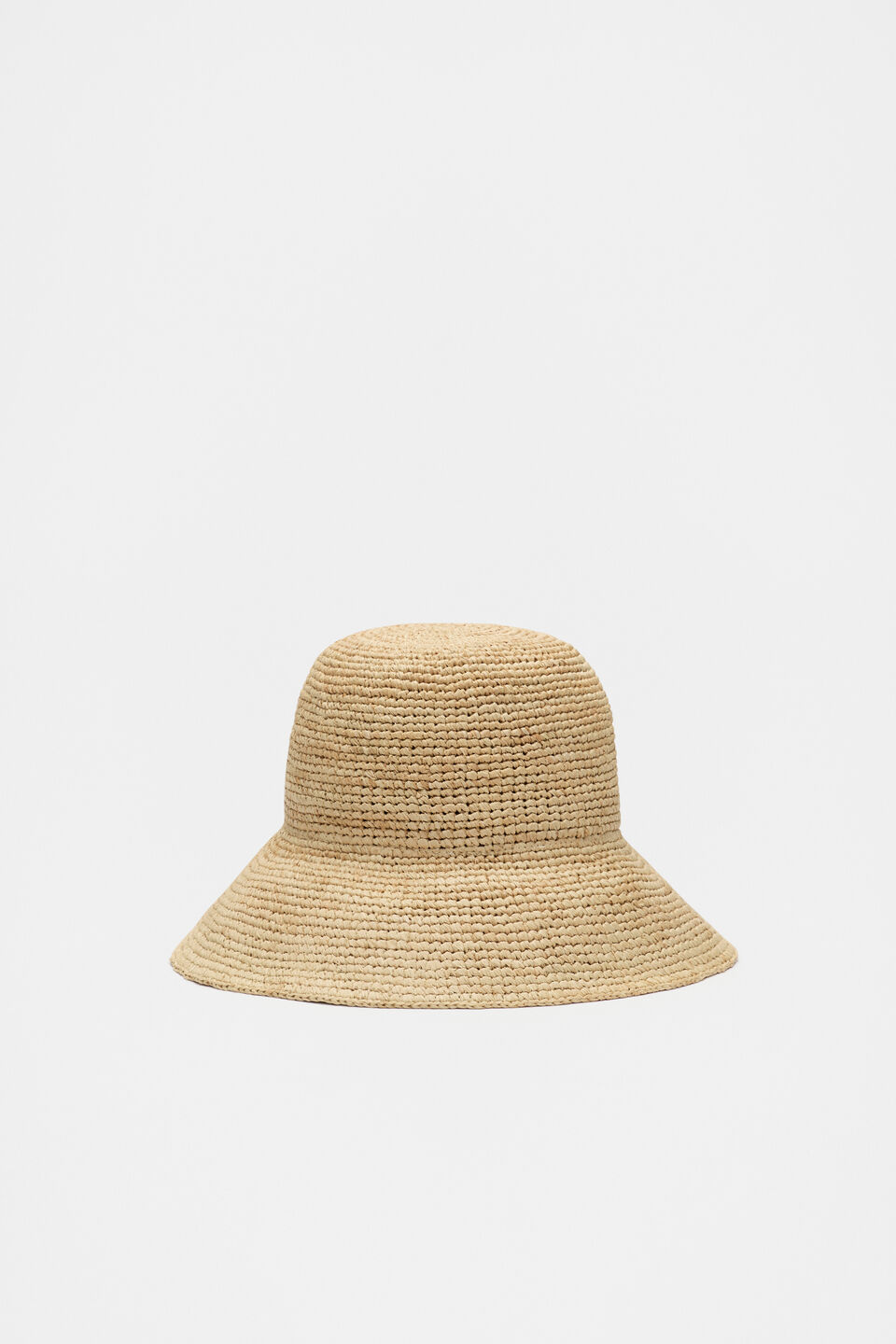 Raffia Bucket Hat  Natural
