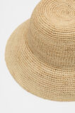 Raffia Bucket Hat  Natural  hi-res