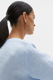 Mini Curved Stud  Silver  hi-res