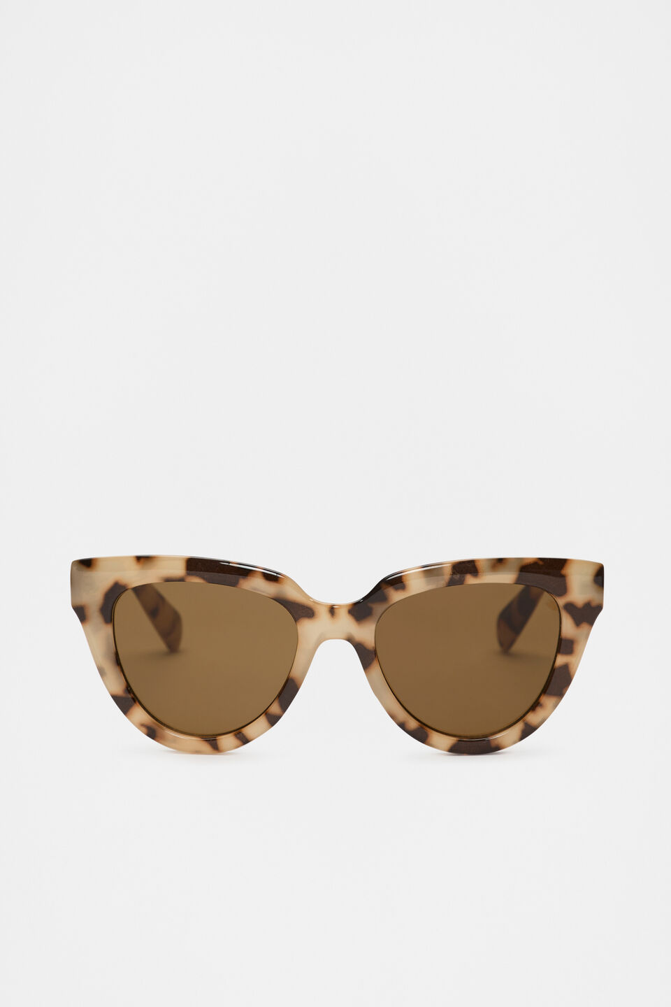 Callie Cateye Sunglasses  Milky Tort