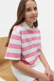 Polo Collar Tee  Aurora Pink  hi-res