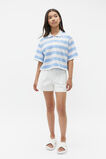 Polo Collar Tee  Sky Blue  hi-res