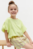 Puff Sleeve Tee  Lemon Sherbet  hi-res