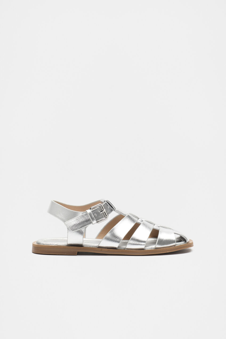 Fisherman Sandal  Silver