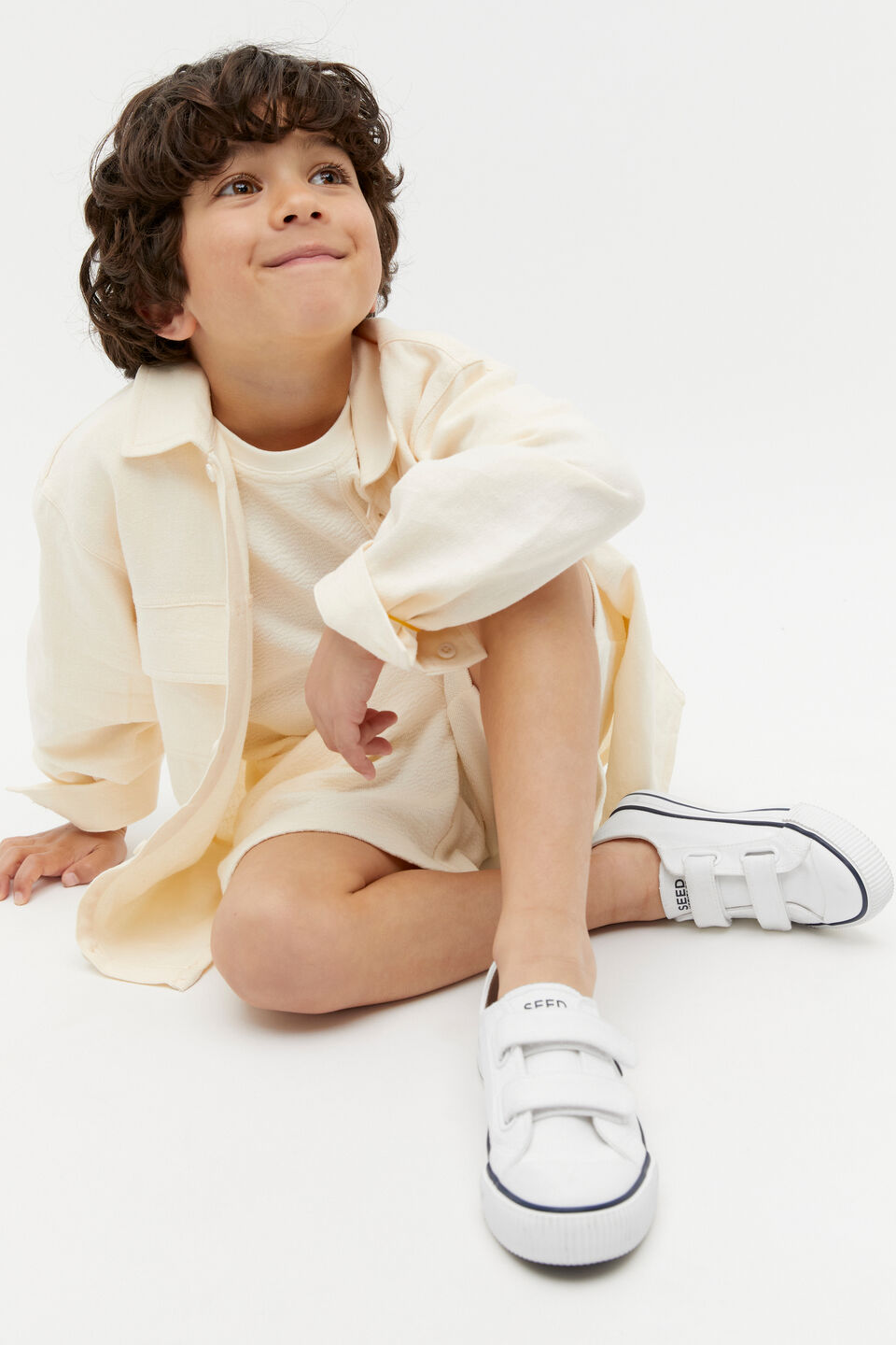 Quad Logo Sneaker  White