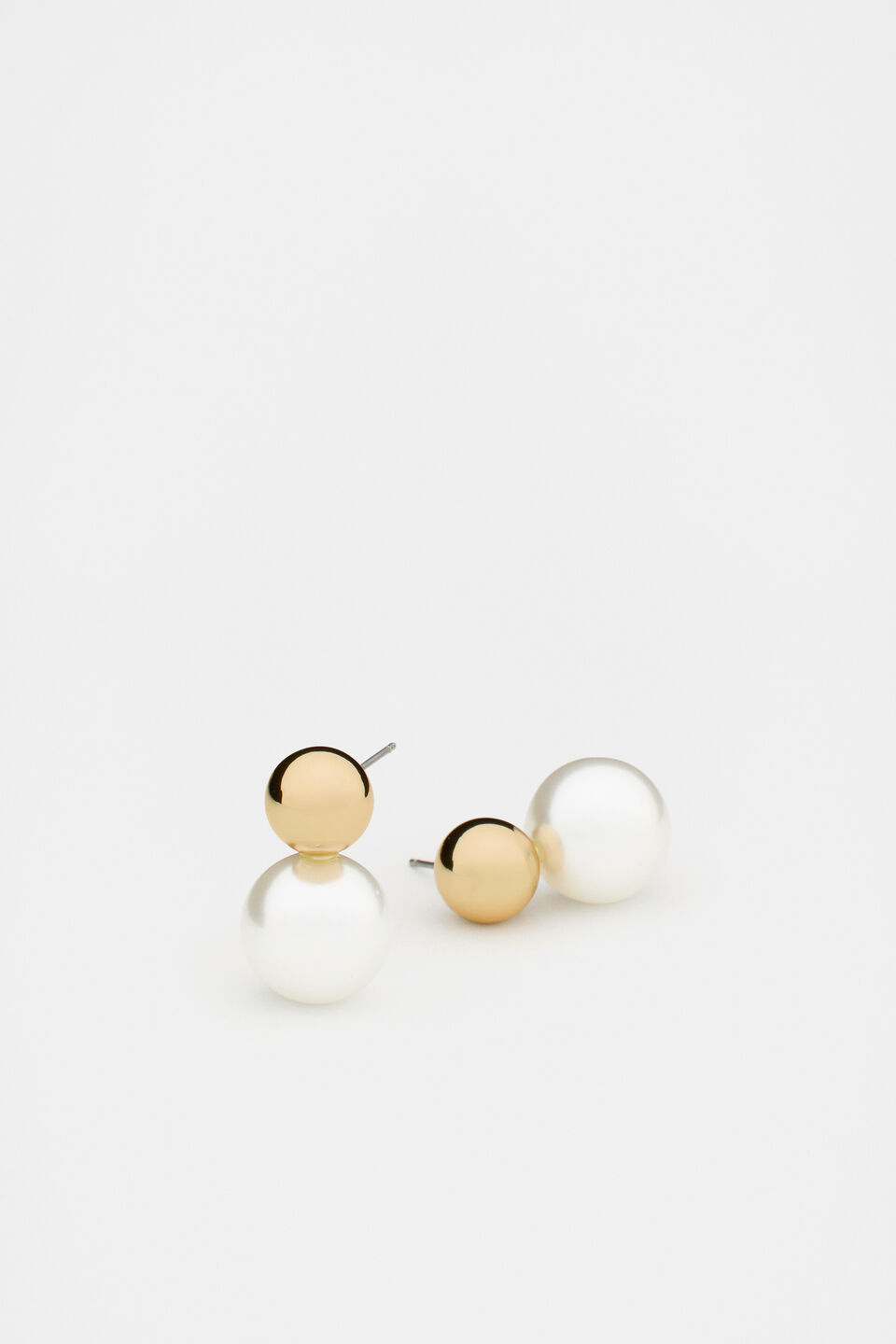 Round Pearl Drop  Gold