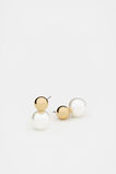 Round Pearl Drop  Gold  hi-res