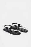 Lucia Toe Ring Sandal  Black Patent  hi-res