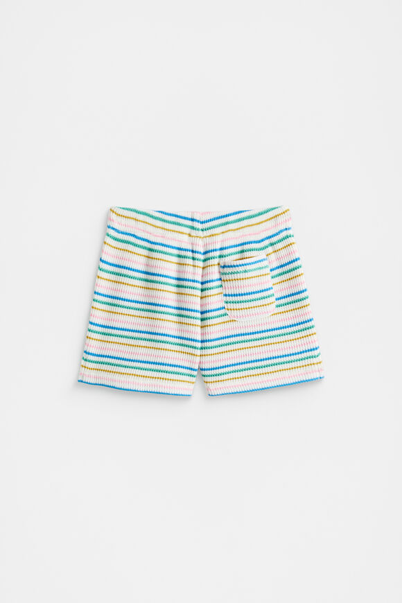 Stripe Waffle Short  Multi  hi-res