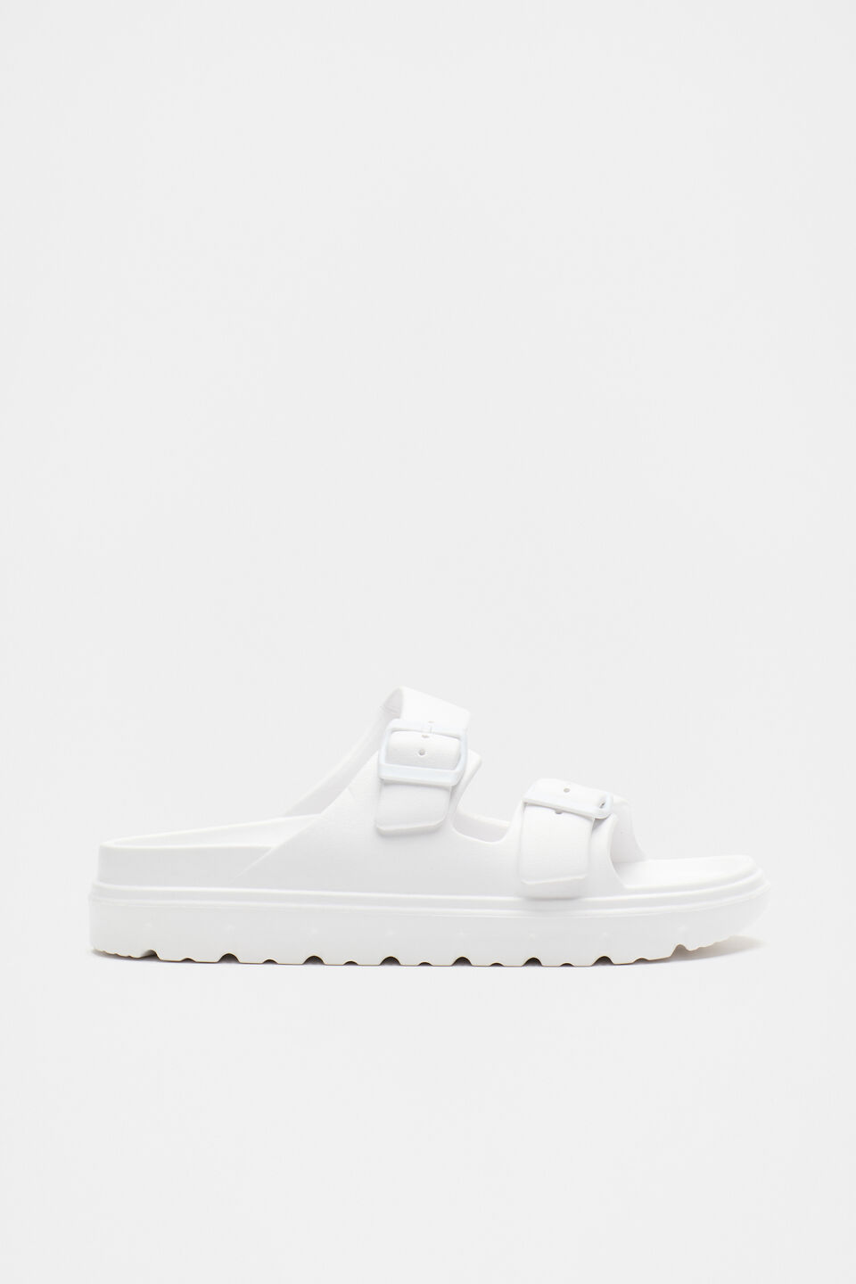 Moulded Double Buckle Slide  White
