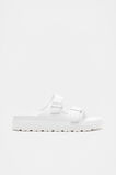 Moulded Double Buckle Slide  White  hi-res
