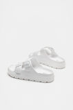 Moulded Double Buckle Slide  White  hi-res
